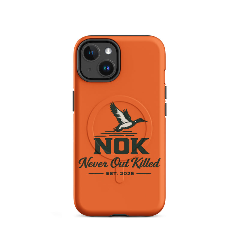 NOK MagSafe tough case for iPhone 14, matte finish, front view